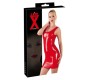 Late X Latex Dress red S