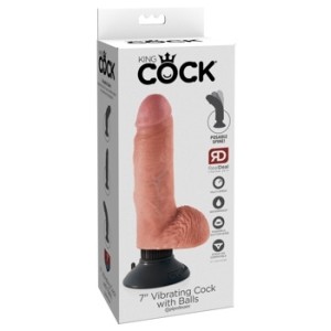 King Cock 7 collu vibrācijas/w.bumbiņas