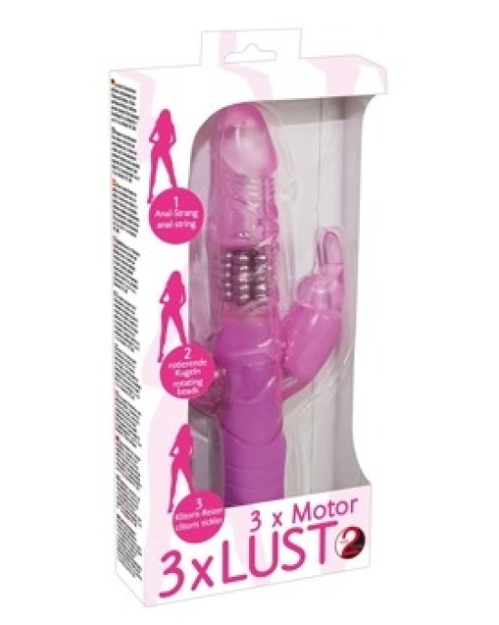 You2Toys Rabbit Dual Pleasure rozā