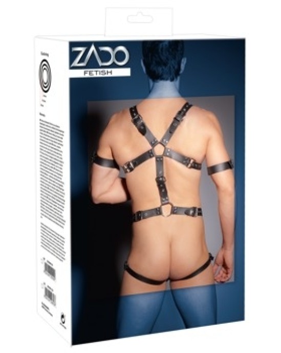 Zado Men's Leather Harness S/M