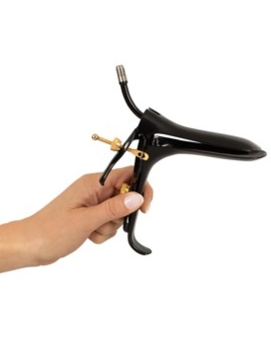 Fetish Collection Speculum w Air&Liquid Tube Gol