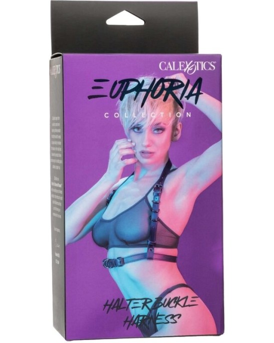 California Exotics EUPHORIA HALTER BUCKLE HARNESS BLACK