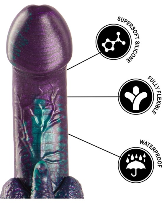 Epic BASILISK DILDO DOUBLE SCALY PEASURE MAZA IZMĒRA