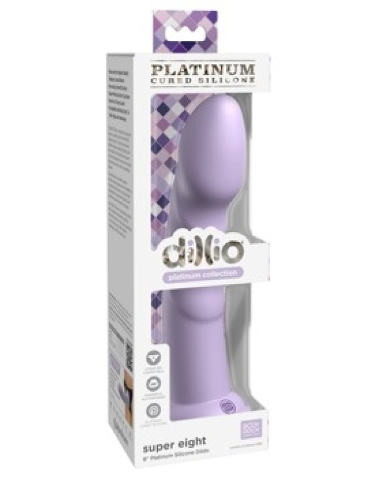 Dillio Platinum DP Super Eight Purple 8 inch