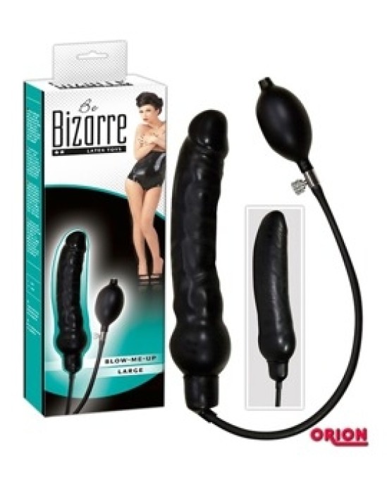 You2Toys Uzspridzināt mani Lateksa Dildo melns