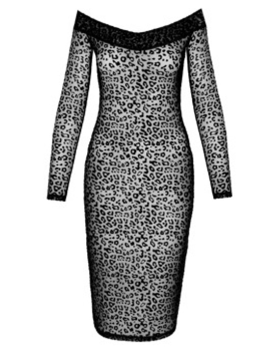 Noir Midi Dress M