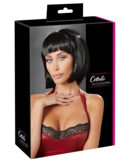 Cottelli Accessoires Black Bob Wig