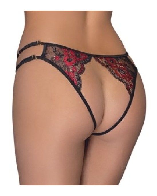 Cottelli Lingerie Crotchless Briefs S?L