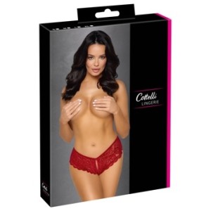 Cottelli Lingerie Biksītes bez kājstarpēm sarkanas S