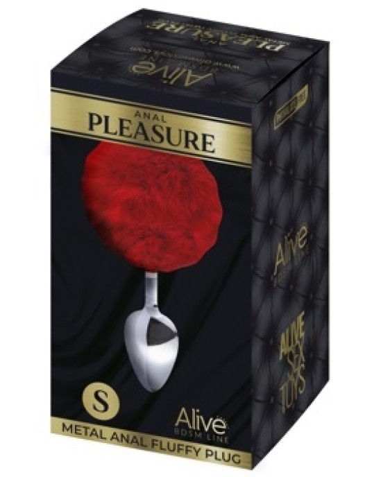 Alive Metāla Anal Fluffy Plug S