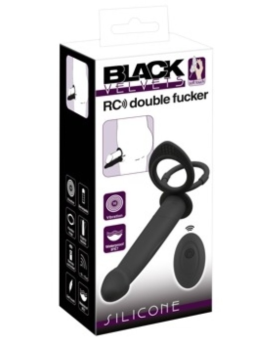 Black Velvets Vibrating RC Double Fucker