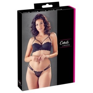 Cottelli Lingerie Krūšturis un aukla 80B/M