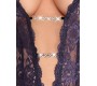 Cottelli Lingerie Korpuss melns/violeta M