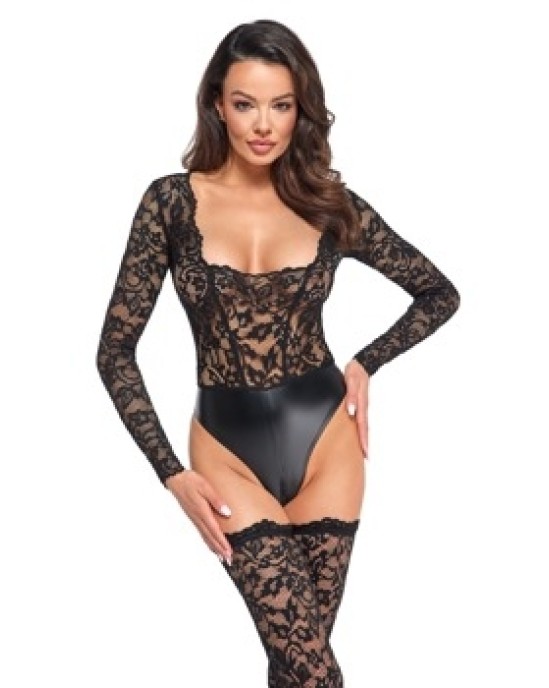 Noir lace body M