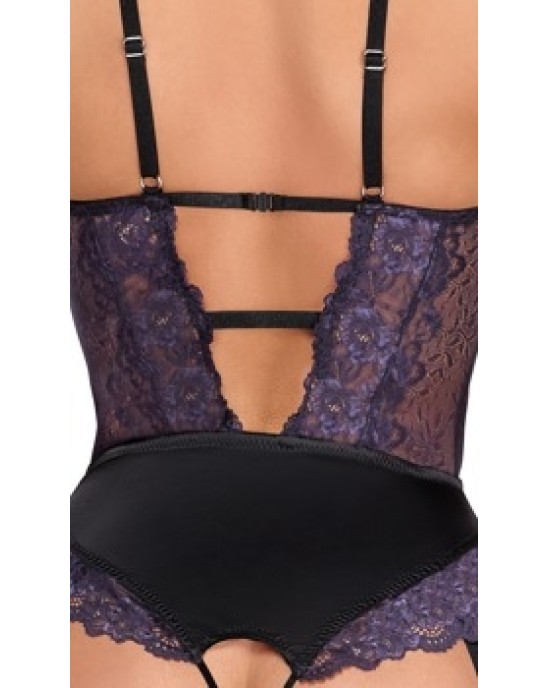 Cottelli Lingerie Korpuss melns/violeta M