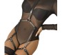 Subblime Fetish SUBBLIME - LEATHER BODY HARNESS BLACK ONE SIZE