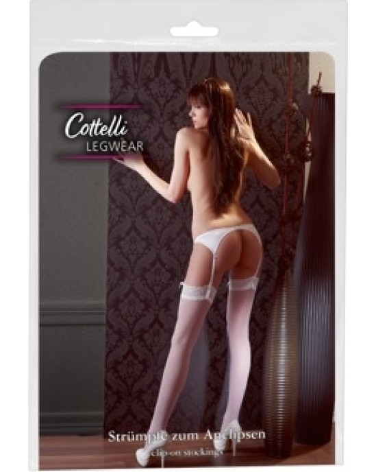 Cottelli Legwear Zeķes baltas 2