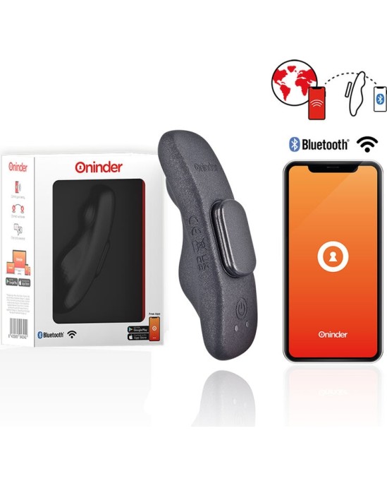 Oninder MANILAS BIKSES ATKĀRTOTI UZLĀDĒJAMS VIBRATORS 9 ĀTRUMS 9,6 CM X 2,6 CM — BEZMAKSAS LIETOTNE