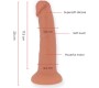 Oninder VIDĒJS BOGOTÁ VIBRATORS DILDO 9 ĀTRUMS NATURAL 22 CM -O- 4,5 CM - BEZMAKSAS LIETOTNE