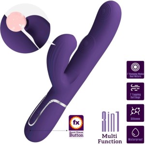 Pretty Love Flirtation PRETTY LOVE — PERLITA G-SPOT VIBRATOR 3 IN 1 DAUDZFUNKCIJAS PURPURA