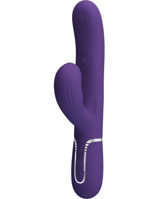 Pretty Love Flirtation PRETTY LOVE — PERLITA G-SPOT VIBRATOR 3 IN 1 DAUDZFUNKCIJAS PURPURA