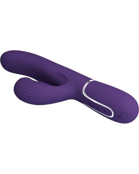 Pretty Love Flirtation PRETTY LOVE - PERLITA G-SPOT VIBRATOR 3 IN 1 MULTIFUNCTION PURPLE