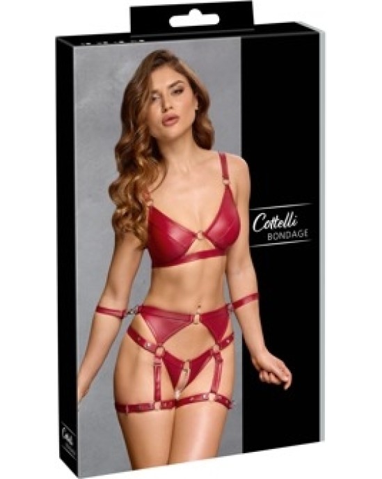 Cottelli Bondage Bondage Bra Set XL