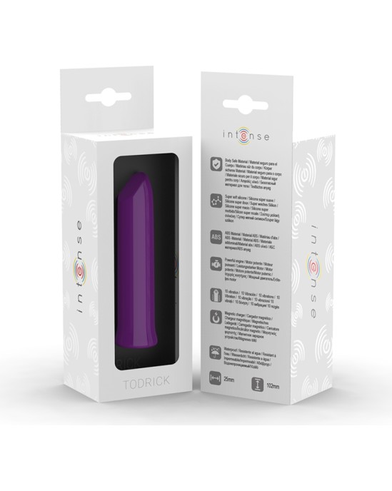 Intense Fun INTENSE - TODRICK CLIT STIMULĒJOŠS BULLET PURPLE