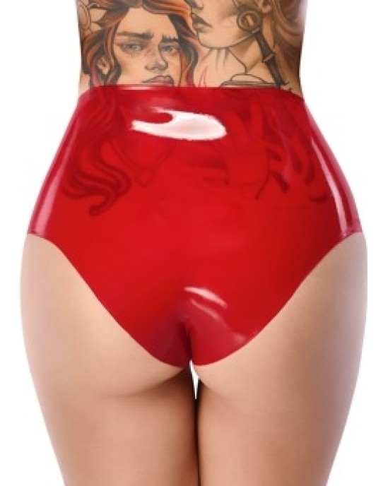 Late X Latex Briefs red L