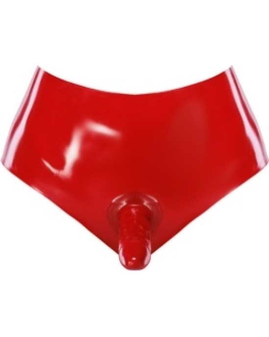 Late X Latex Briefs red L