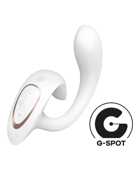 Satisfyer Vibrator APMIERINĀTĀJS - G FOR GODDESS 1 ZAĶIS VIBRATORS, BALTS