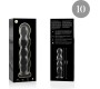 Nebula Series By Ibiza MODEL 10 DILDO BOROSILICATE GLASS 16.5 X 3.5 CM CLEAR