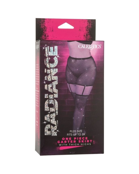 Radiance GARTER SKIRT THIGH HIGHS PLUS SIZE