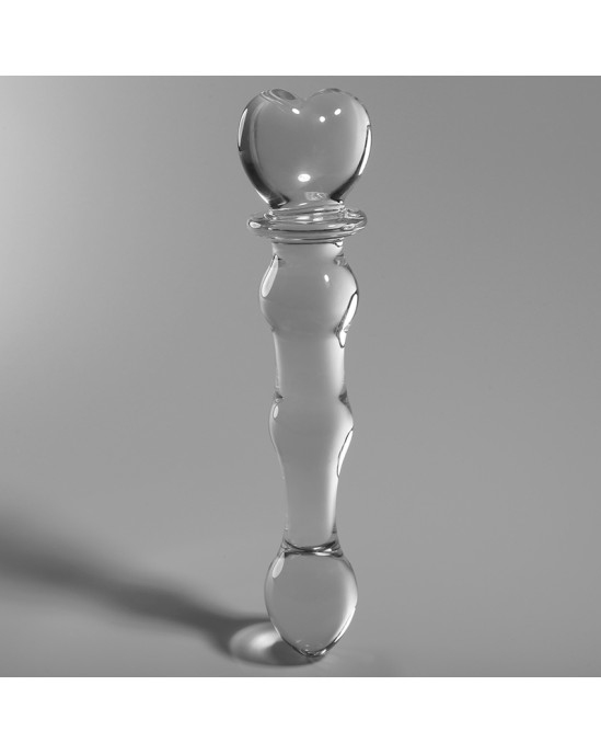 Nebula Series By Ibiza MODEL 21 DILDO BOROSILICATE GLASS 20.5 X 3.5 CM CLEAR