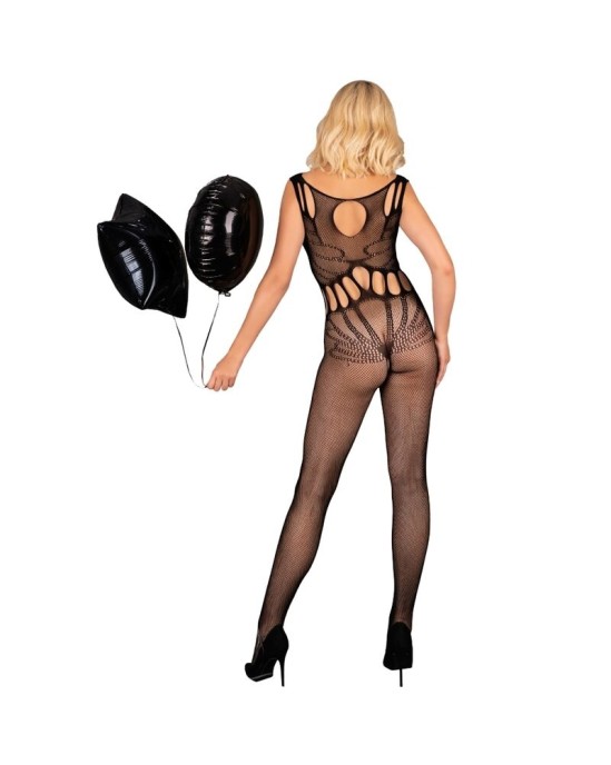 Livco Corsetti Bodystockings LIVCO CORSETTI FASHION — AMAHIL BODYSTOCKING BEZKRĀJUMI, BLACK VIENS IZMĒRS