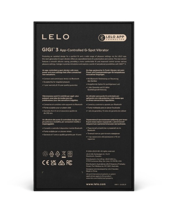 Lelo GIGI™ 3 G-POTA VIBRATORS ROZĀ