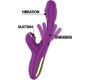 Intense ATENEO RECHARGEABLE MULTIFUNCTION VIBRATOR 7 VIBRATIONS WITH SWINGING MOTION AND SUCKING PURPLE