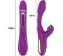 Intense ATENEO RECHARGEABLE MULTIFUNCTION VIBRATOR 7 VIBRATIONS WITH SWINGING MOTION AND SUCKING PURPLE