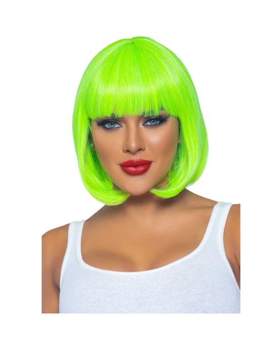 Leg Avenue Accessories LEG AVENUE — FLUORESCENTS BOB WIG NEON GREEN