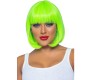 Leg Avenue Accessories LEG AVENUE — FLUORESCENTS BOB WIG NEON GREEN