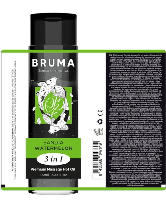 Bruma PREMIUM MASAGE KARSTA EĻĻA ARBUZS 3 IN 1 - 100 ml