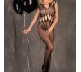 Livco Corsetti Bodystockings LIVCO CORSETTI FASHION - AMAHIL BODYSTOCKING CROTCHLESS BLACK ONE SIZE