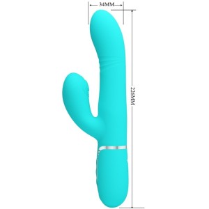 Pretty Love Flirtation PRETTY LOVE - DAUDZFUNKCIJAS G-SPOT VIBRATORS AQUA GREEN