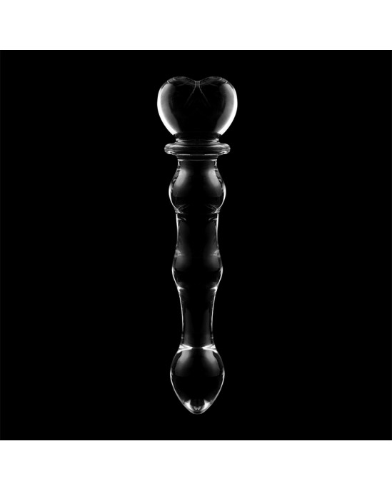 Nebula Series By Ibiza MODEL 21 DILDO BOROSILICATE GLASS 20.5 X 3.5 CM CLEAR