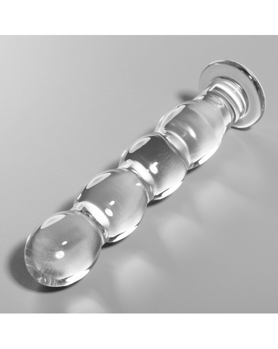 Nebula Series By Ibiza MODEL 10 DILDO BOROSILICATE GLASS 16.5 X 3.5 CM CLEAR