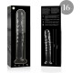 Nebula Series By Ibiza MODEL 16 DILDO BOROSILICATE GLASS 18.5 X 3 CM CLEAR