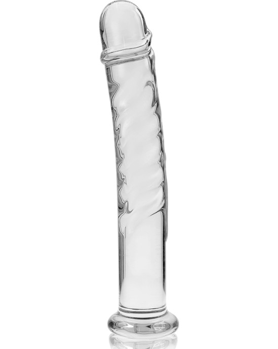 Nebula Series By Ibiza MODEL 16 DILDO BOROSILICATE GLASS 18.5 X 3 CM CLEAR