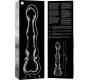 Nebula Series By Ibiza MODEL 21 DILDO BOROSILICATE GLASS 20.5 X 3.5 CM CLEAR