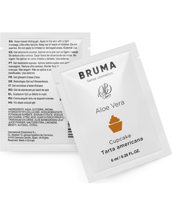 Bruma ALOE VERA SLIDING GEL CUPCAKE FLAVOUR 6 ML