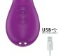 Intense ATENEO RECHARGEABLE MULTIFUNCTION VIBRATOR 7 VIBRATIONS WITH SWINGING MOTION AND SUCKING PURPLE